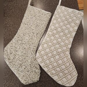 Rachel Zoe sparkly stockings x2